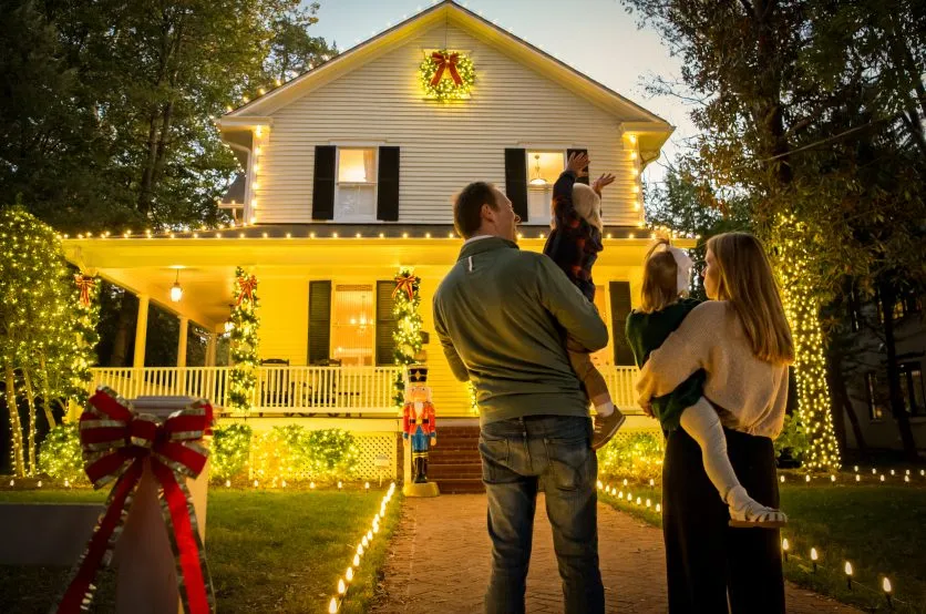 Professional holiday lighting installations nationwide