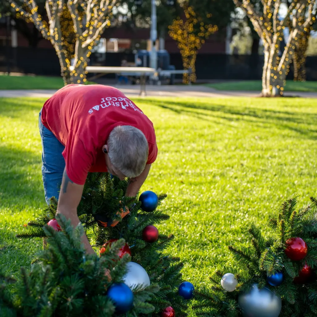 Professional holiday light takedown and removal