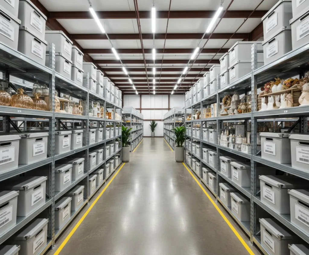 Holiday light takedown and storage service