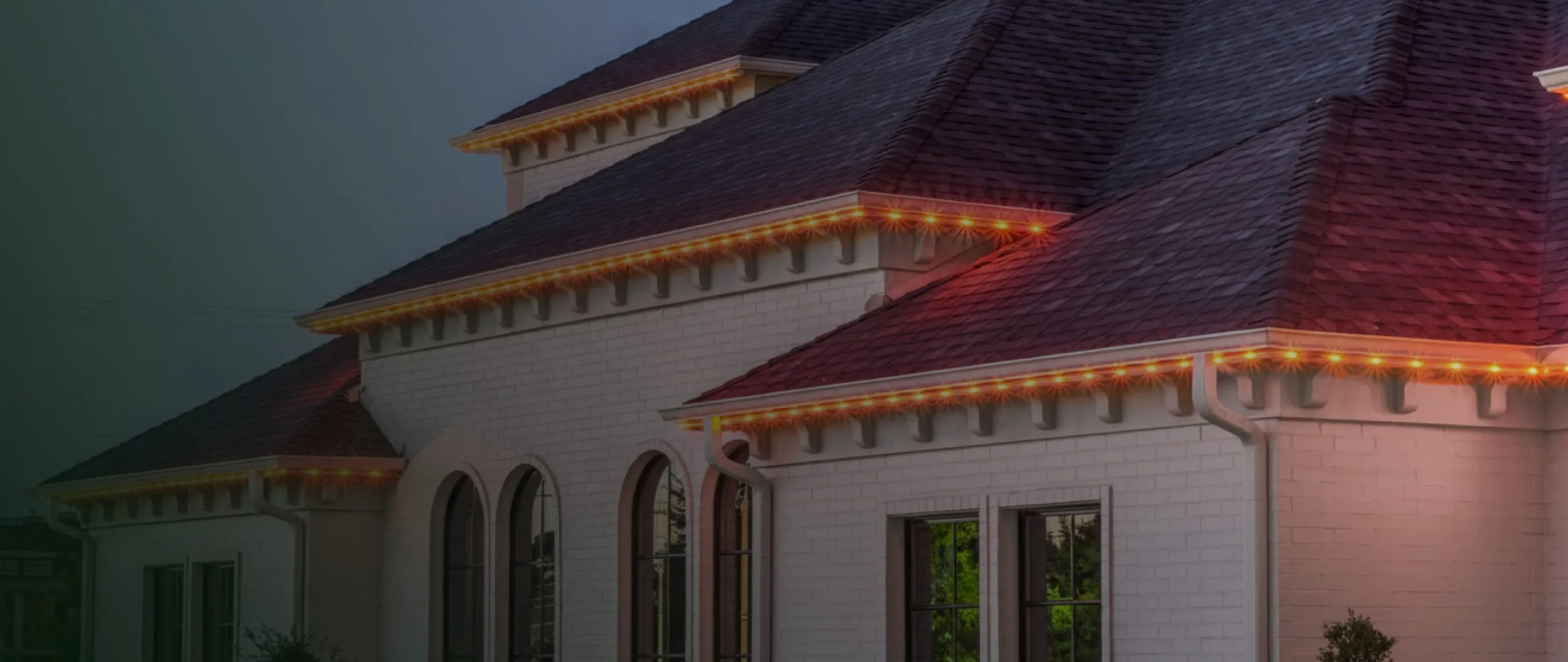 Permanent architectural lighting installation