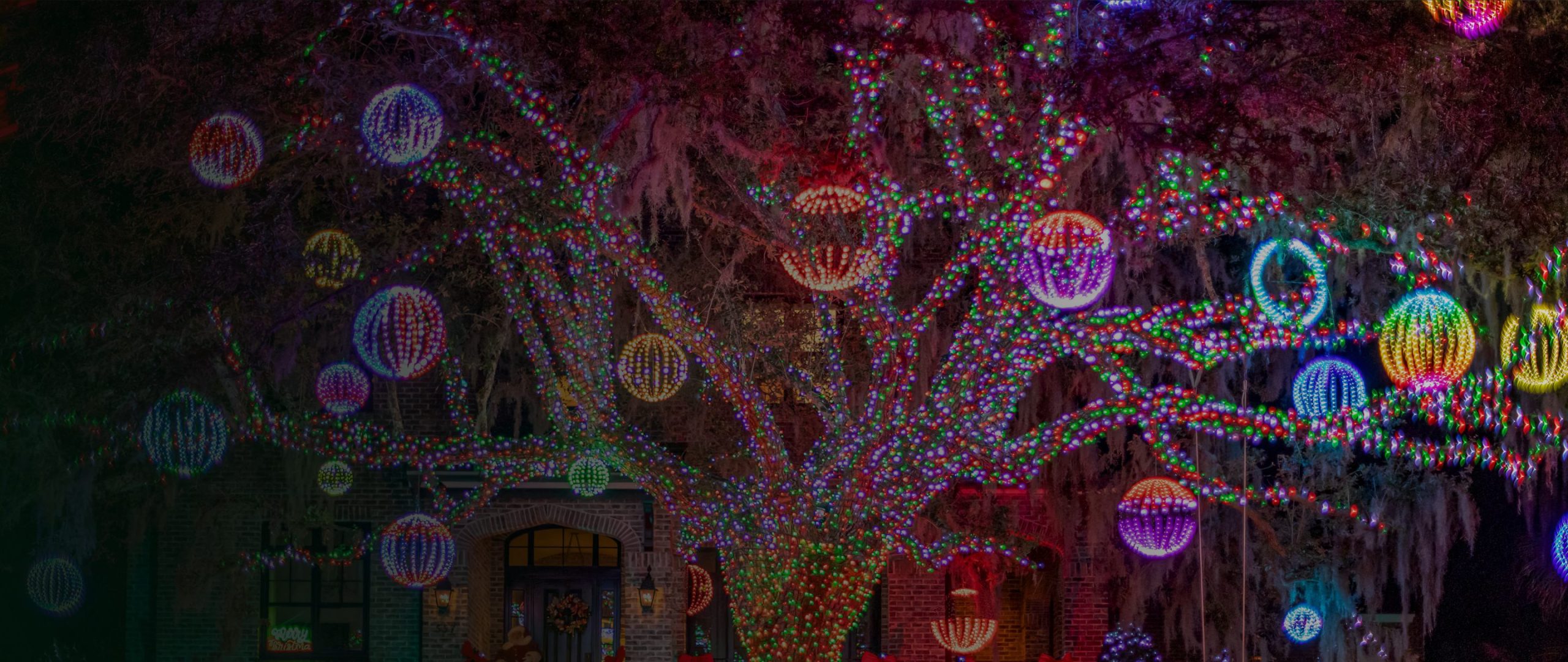 Professional specialty holiday lighting display