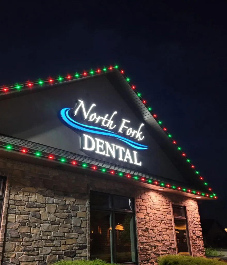 Professional illuminated business sign